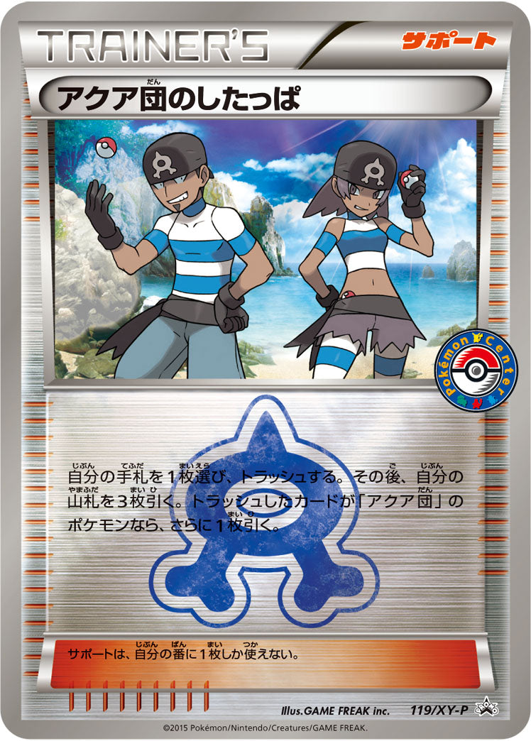 Team Aqua Grunt 119/XY-P [PR] [XY-P]