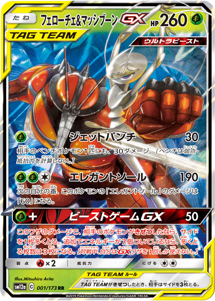 Pheromosa & Buzzwole-GX 001/173 [RR] [SM12a]
