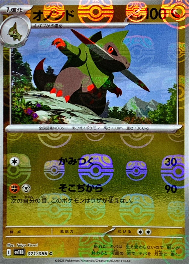 Fraxure (Master Ball Mirror) 071/086 [C] [SV11B]
