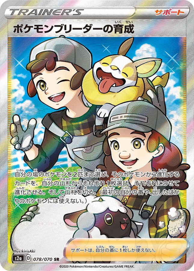 Pokémon Breeder's Nurturing 078/070 [SR] [S2a]